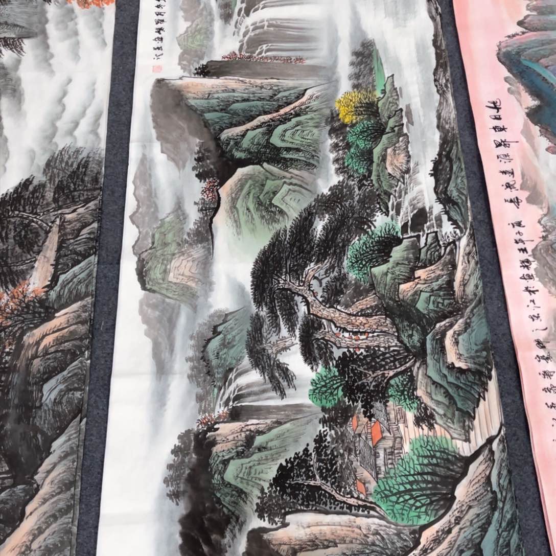 国画处理作品看好再拍哦