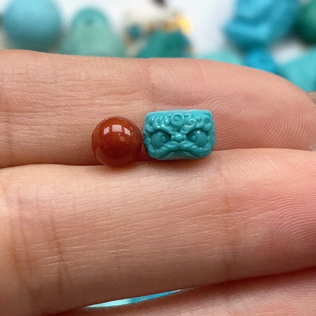 南红玛瑙颈饰未镶嵌