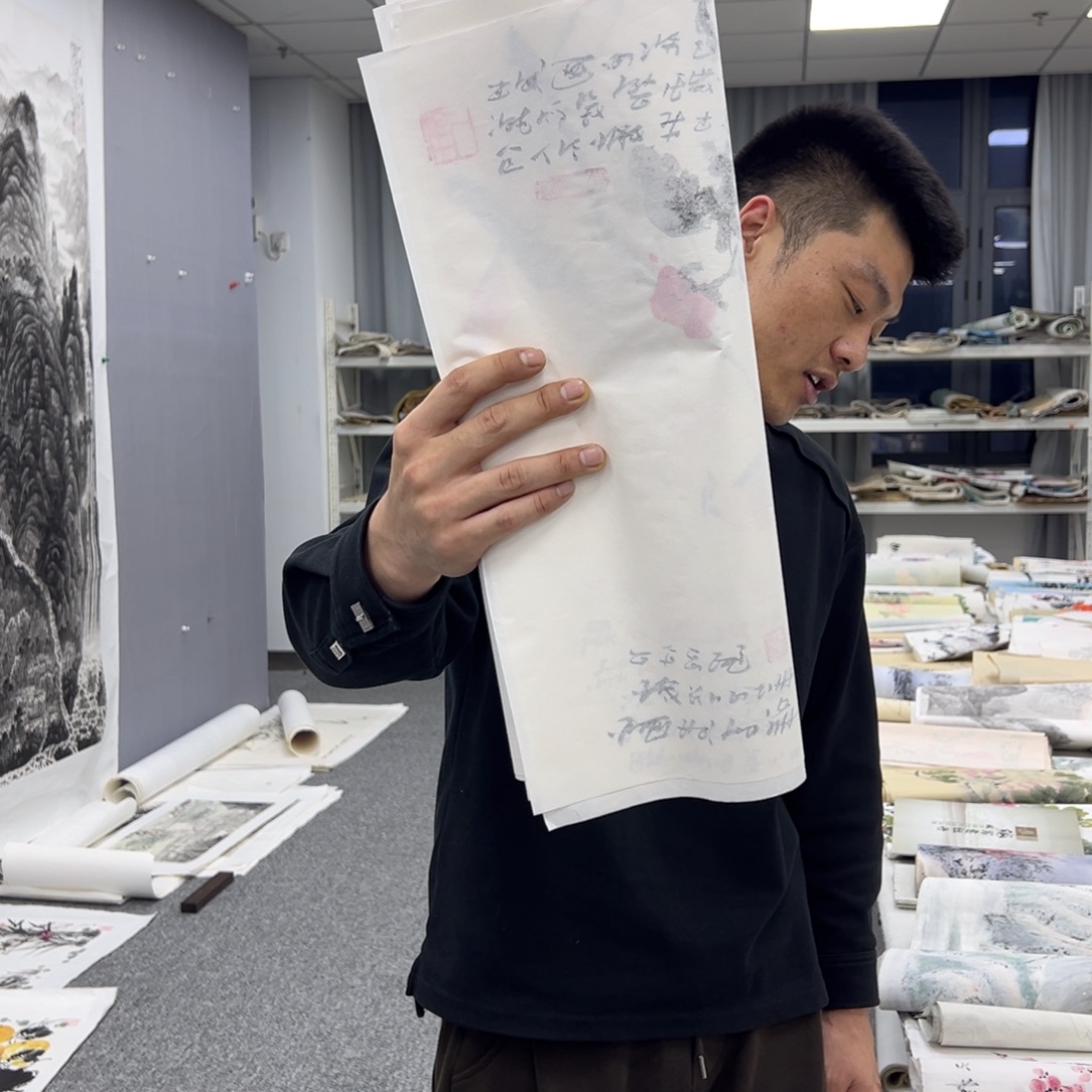 国画纯手绘字画宣纸