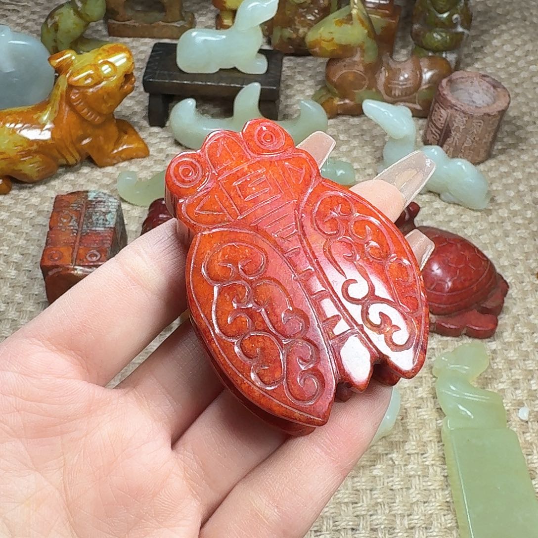 白玉菩提吊坠挂件