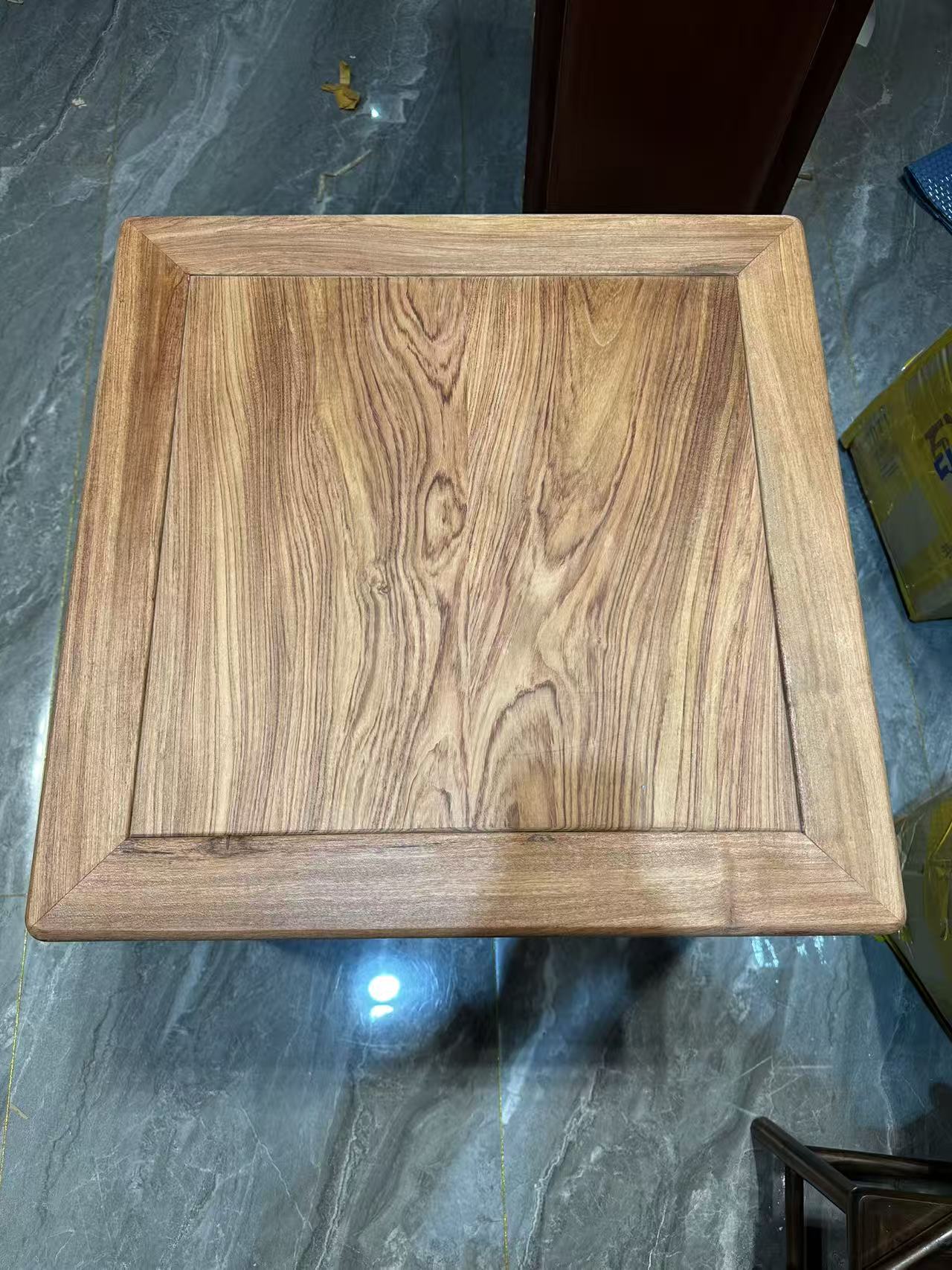  配小方凳款   白胚小方桌面板60X60高60    