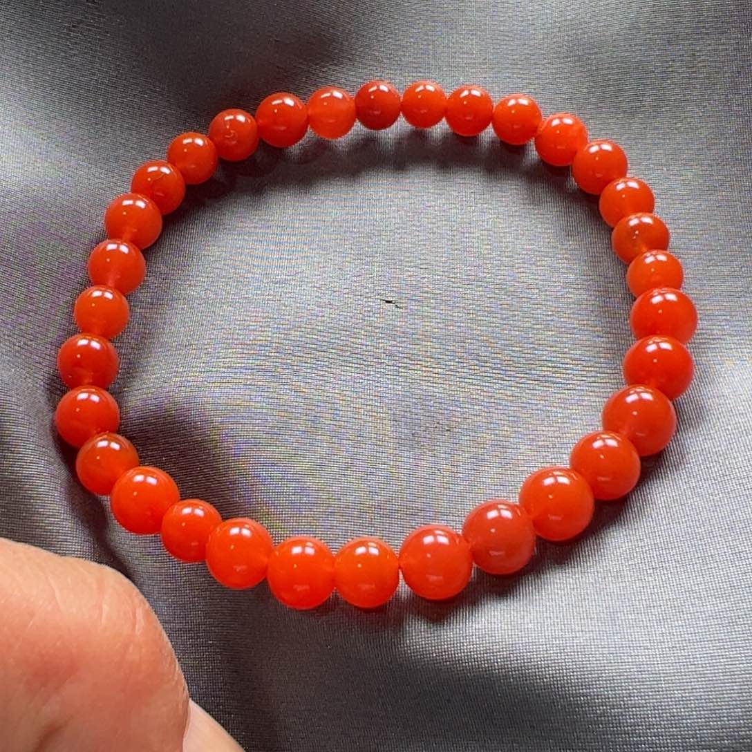 未镶嵌手串南红玛瑙木*陶