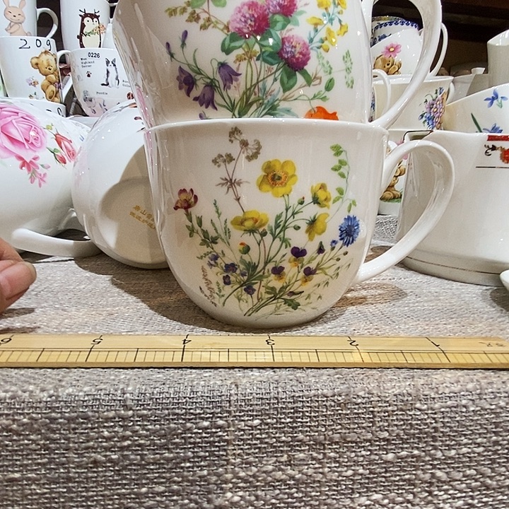 江***画骨质瓷库存产品杯子2