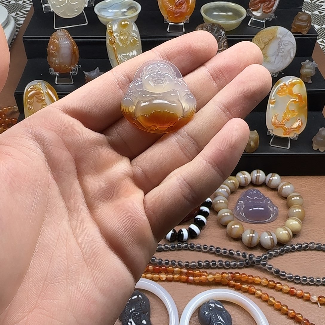 玛瑙/玉髓未镶嵌颈饰