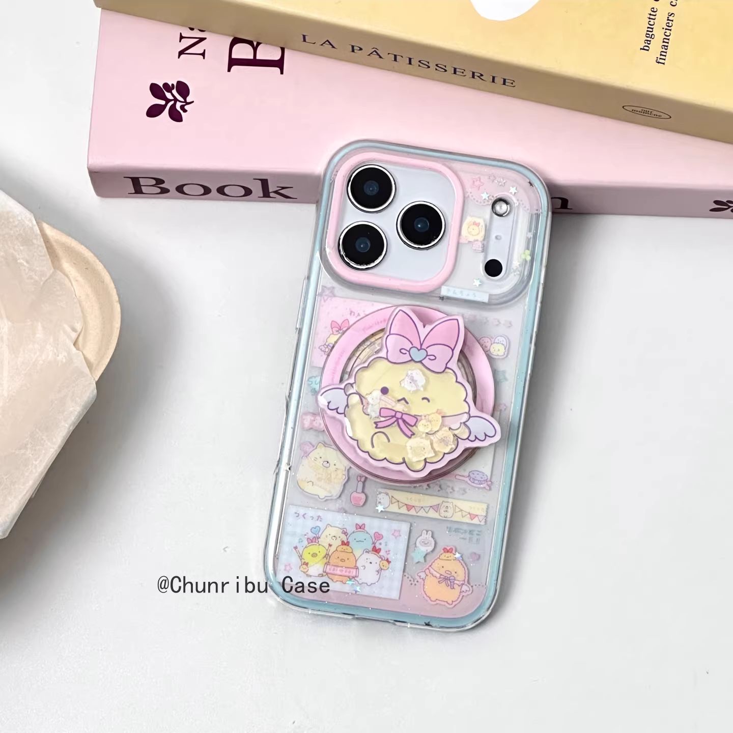 ins角落生物手账风适用苹果17/16promax手机壳二合一磁吸15/14