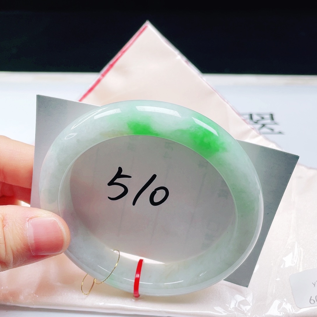 翡翠未镶嵌手镯60➕圈口