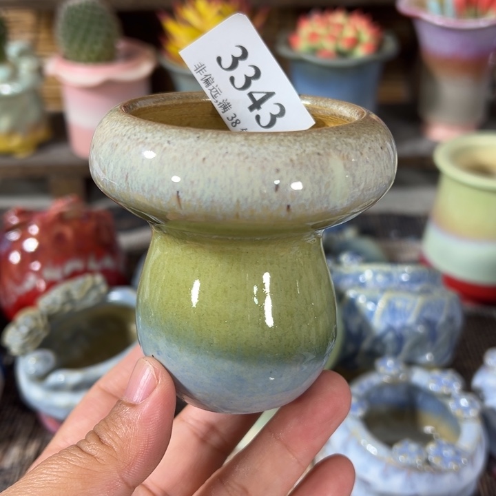 口5高7 手工花盆满30包邮