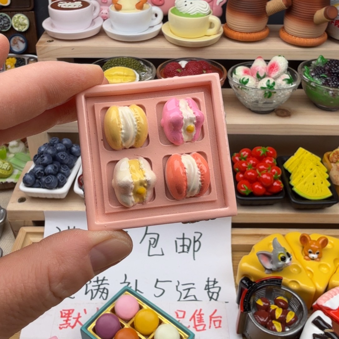 树脂食玩冰箱贴 凭开箱视频售后