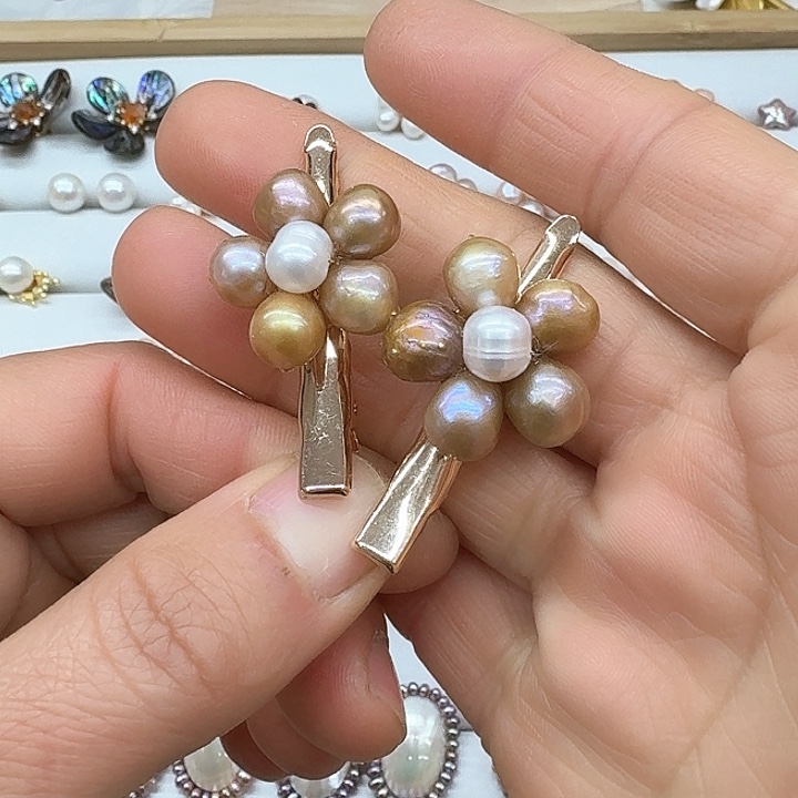 淡水珍珠珍珠银S925镶嵌