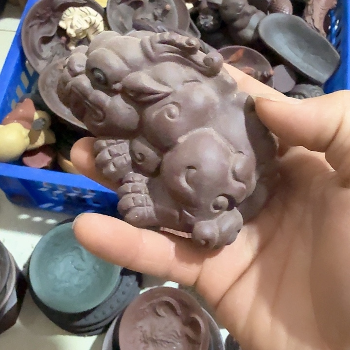 紫砂茶宠雕塑瑕疵茶宠