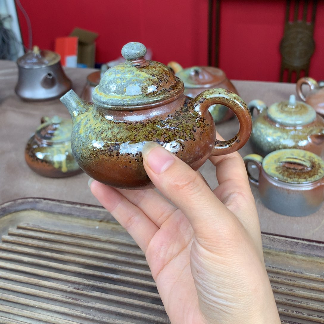 紫砂紫砂茶具纯天然紫砂柴烧