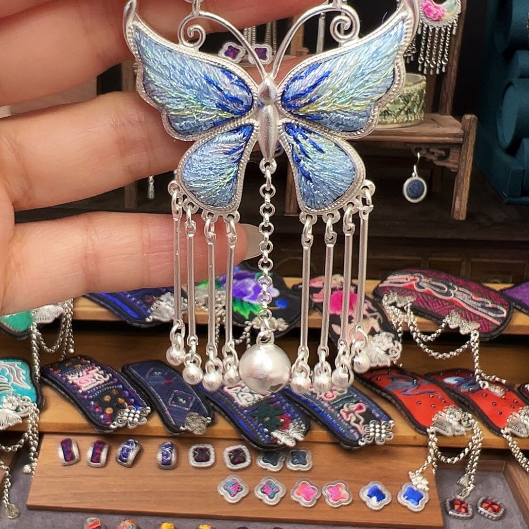 织绣手工刺绣工艺品