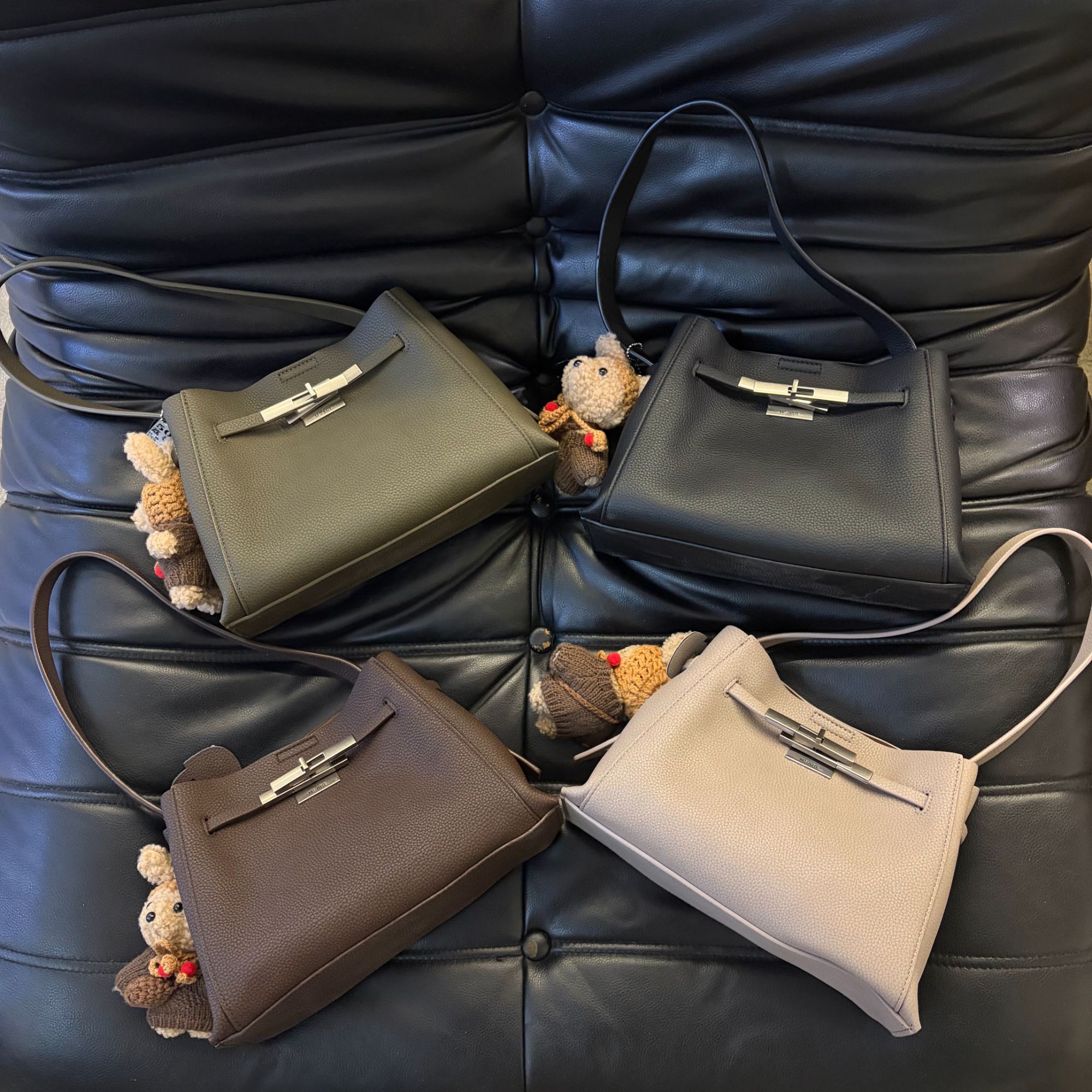 2025秋冬新款单肩斜跨托特包 小众轻奢简约时尚通勤百搭奢品级