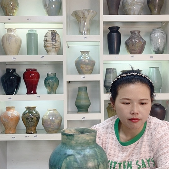 陶瓷花瓶家用多功能