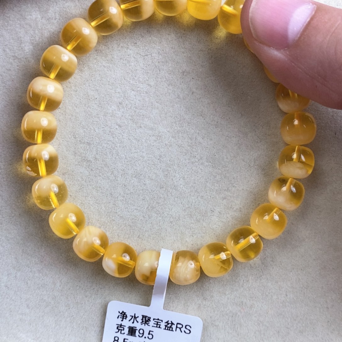 琥珀手链未镶嵌j***高