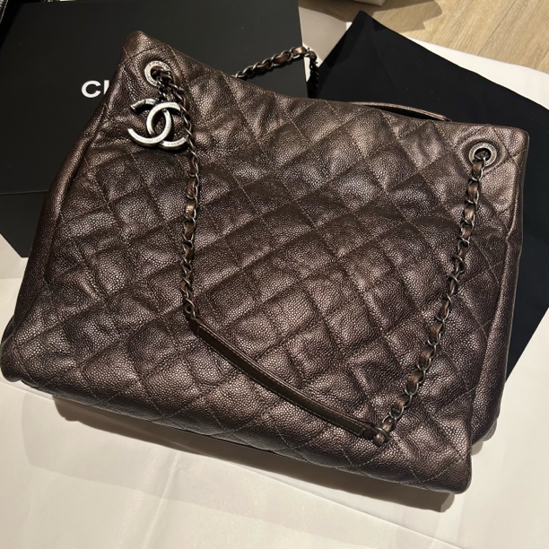 95新 Chanel/香奈儿 多多奢品/香奈儿机场托特包98新包展