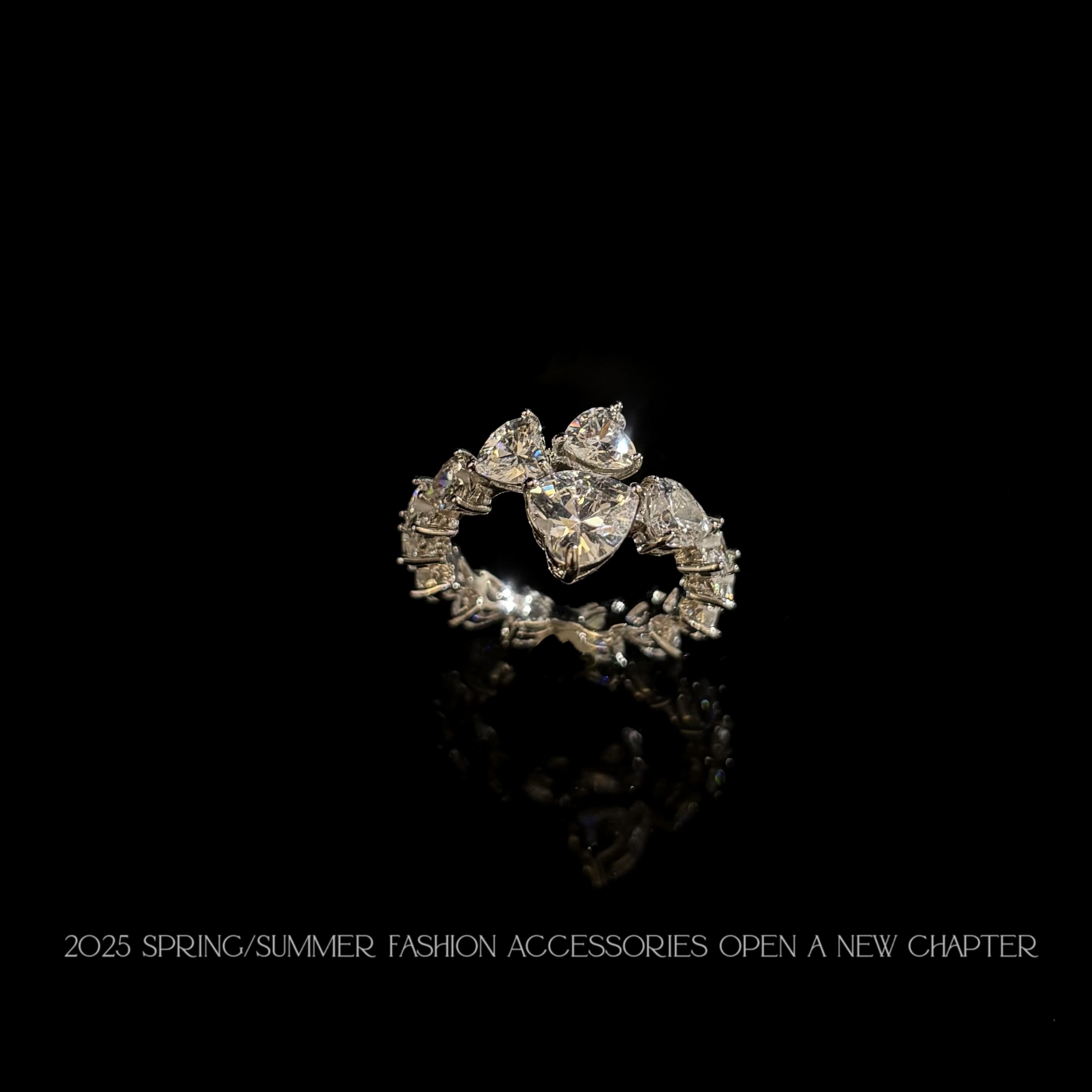 铜合金戒指 镀K金 2025款C2171【心之所向】BOBAOLI 戒指