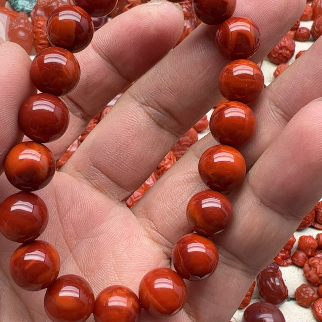 南红玛瑙配饰未镶嵌