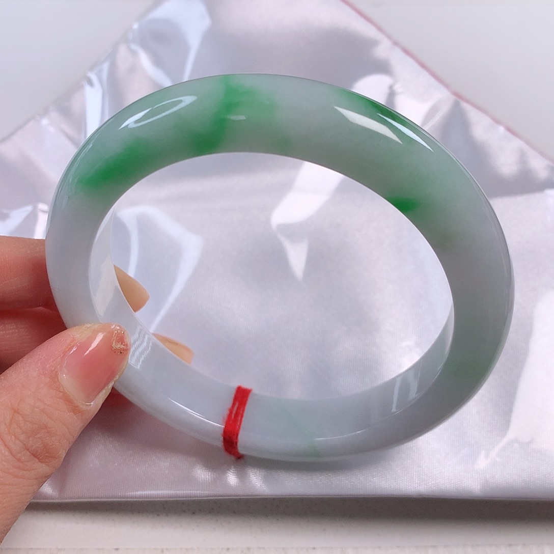 翡翠手镯未镶嵌 正圈①②⑤64圈