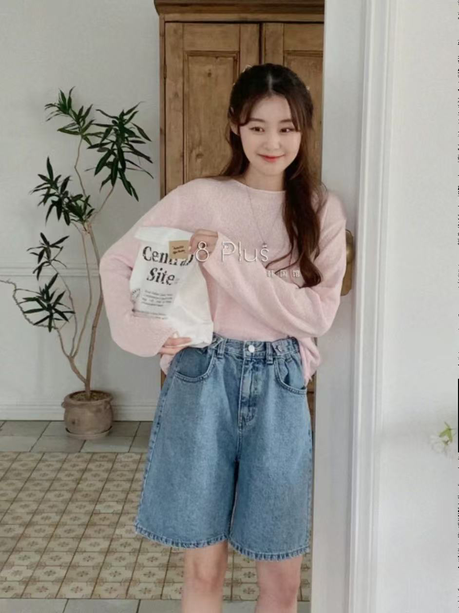 新疆包邮【9113】五分牛仔短裤