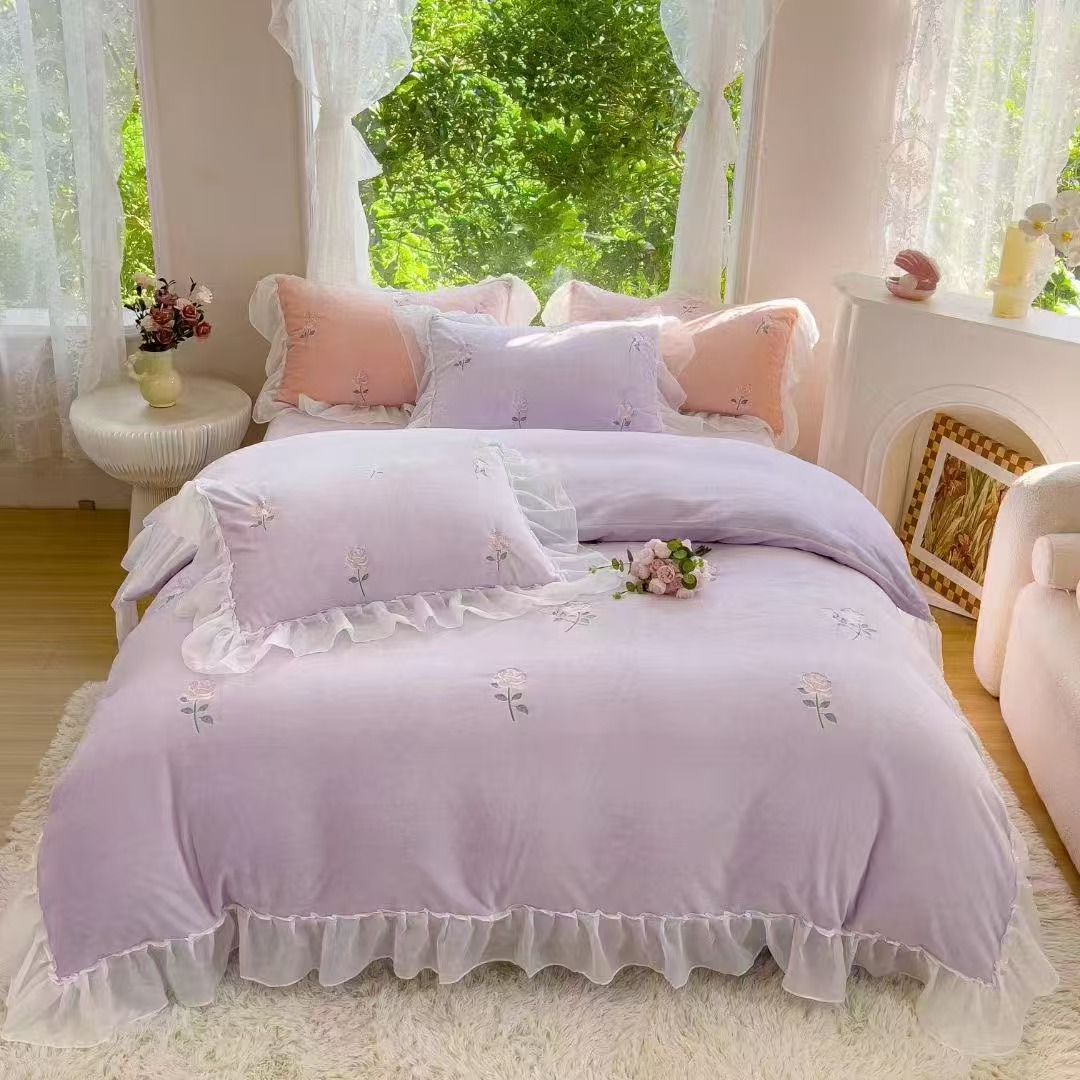 秋季合格品床品套件床上用品加厚