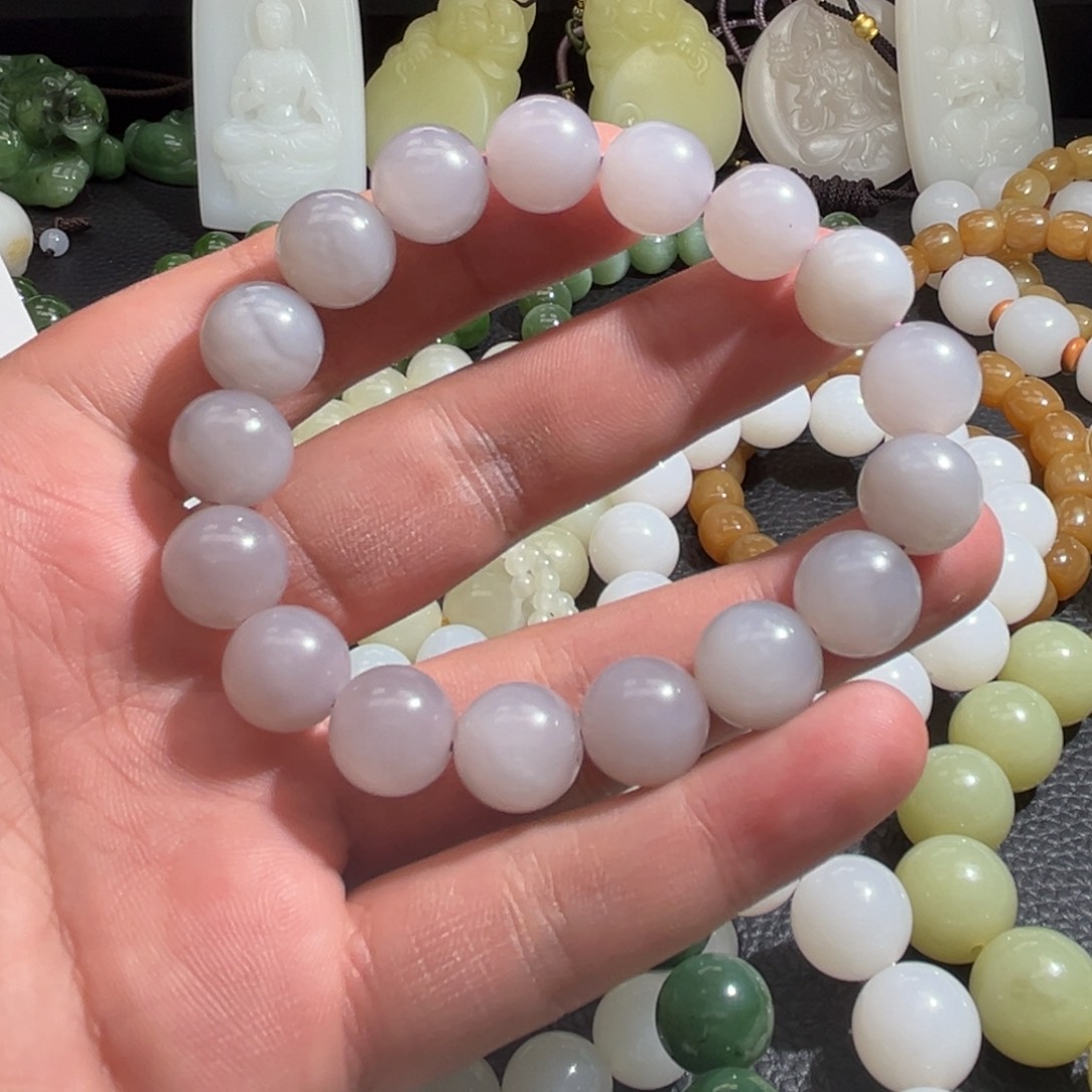 和田玉手串未镶嵌