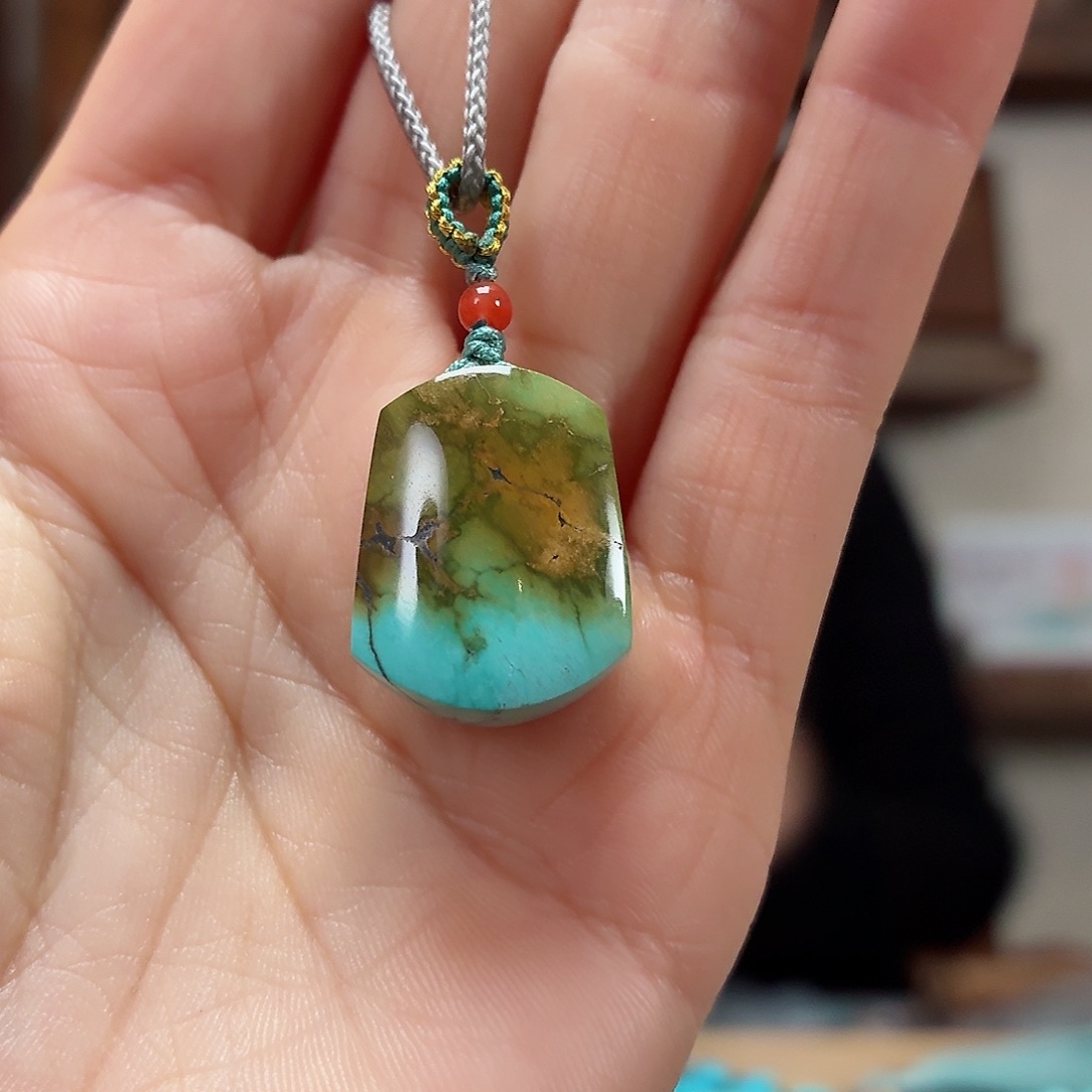 未镶嵌绿松石珠宝奇石-****屿