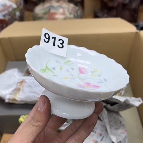 瓷片摆件工艺品瓷器摆件777 