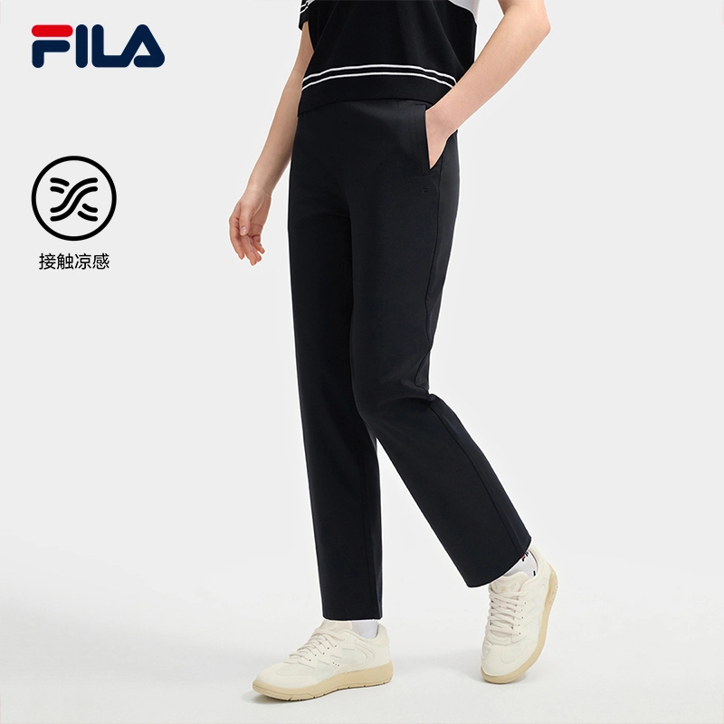 Fila/斐乐【凉感透气速干裤】女新舒服穿搭运动休闲长裤F11W523605F