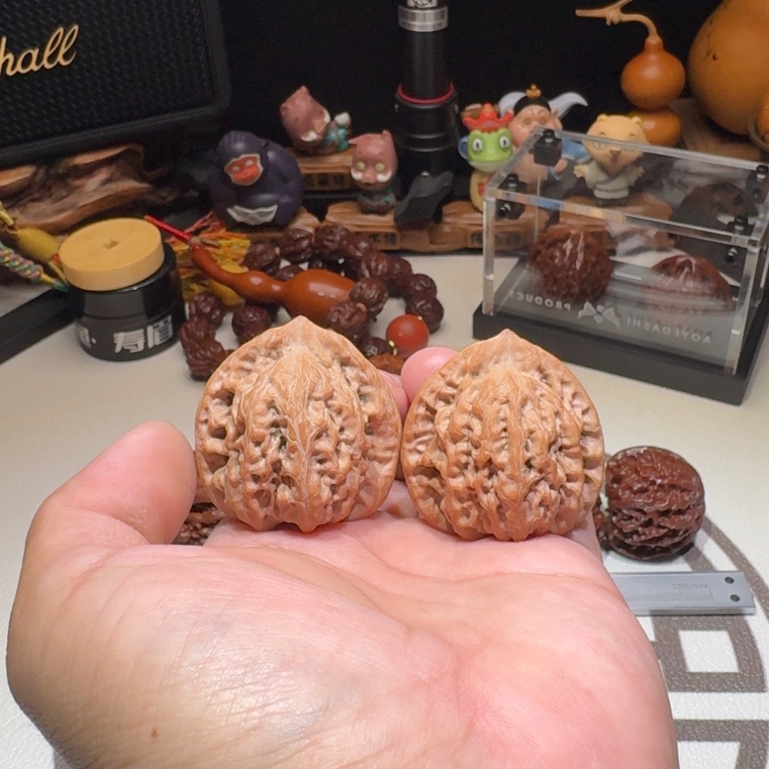 爱***猴吊坠文玩核桃全品刘怀军一代盘山佛肚编号1