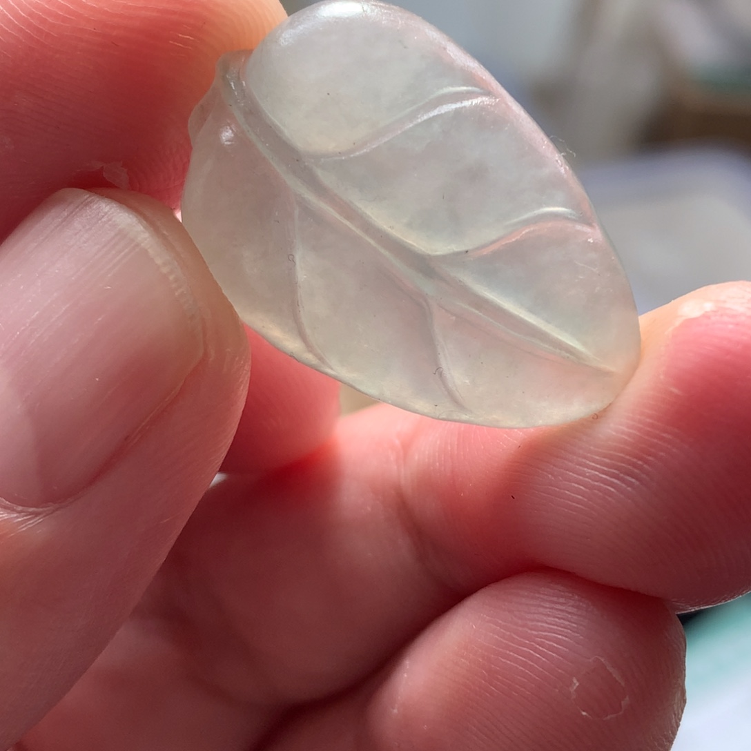 定制翡翠未镶嵌叶子