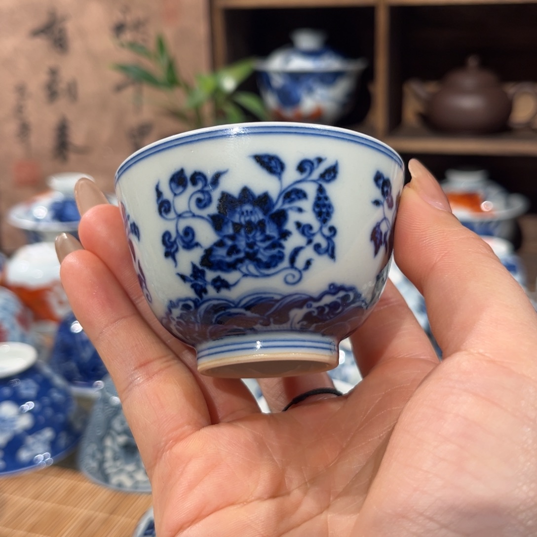 柴窑景德镇陶瓷主人杯