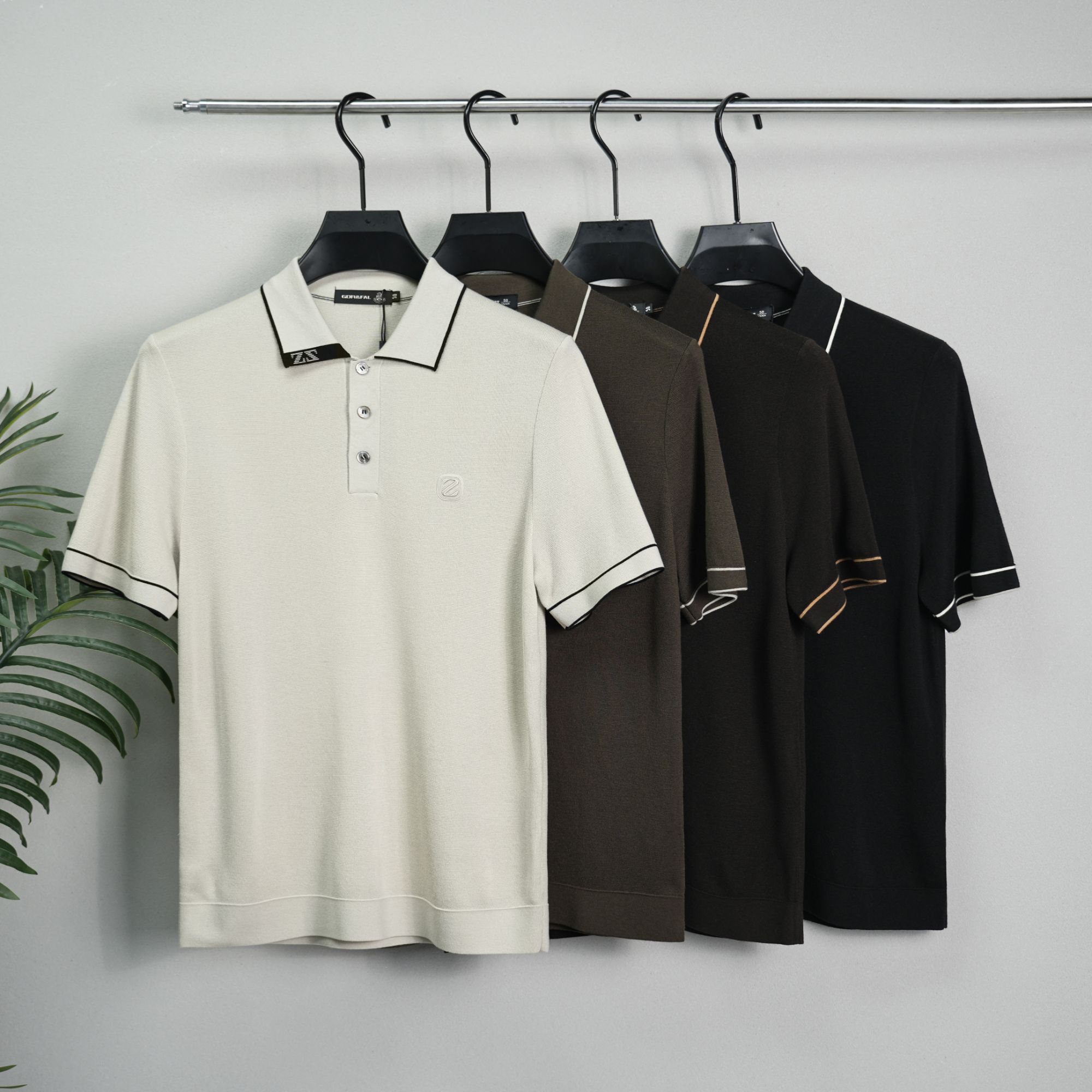 【文文的店】春季新品男士高端时尚商务翻领polo衫半袖9715