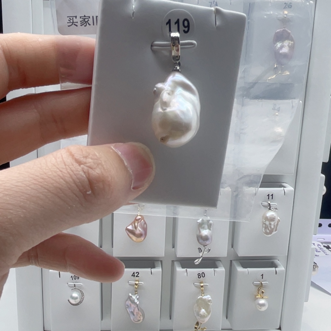 合金颈饰淡水珍珠