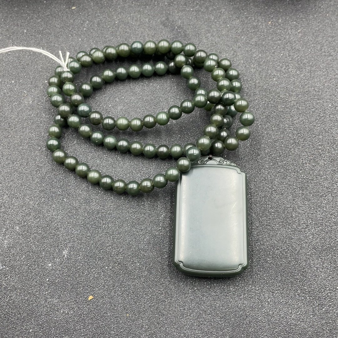 BY0225FPXQ标127 和田玉平安无事牌