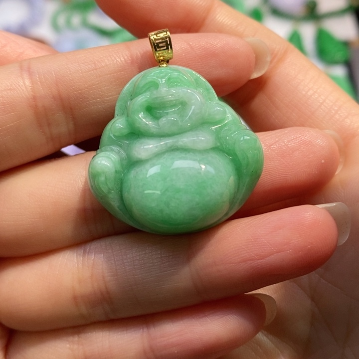颈饰未镶嵌翡翠吊坠