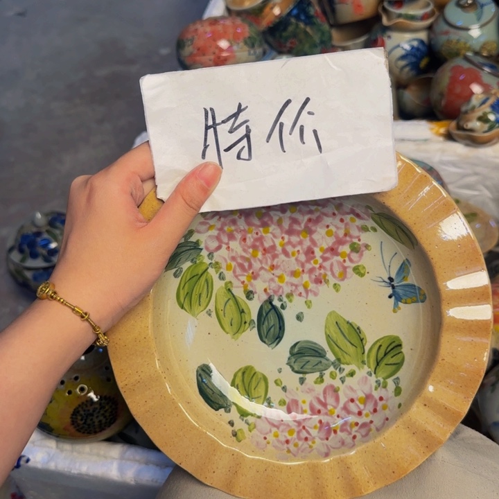 瓷片景德镇陶瓷手工手绘