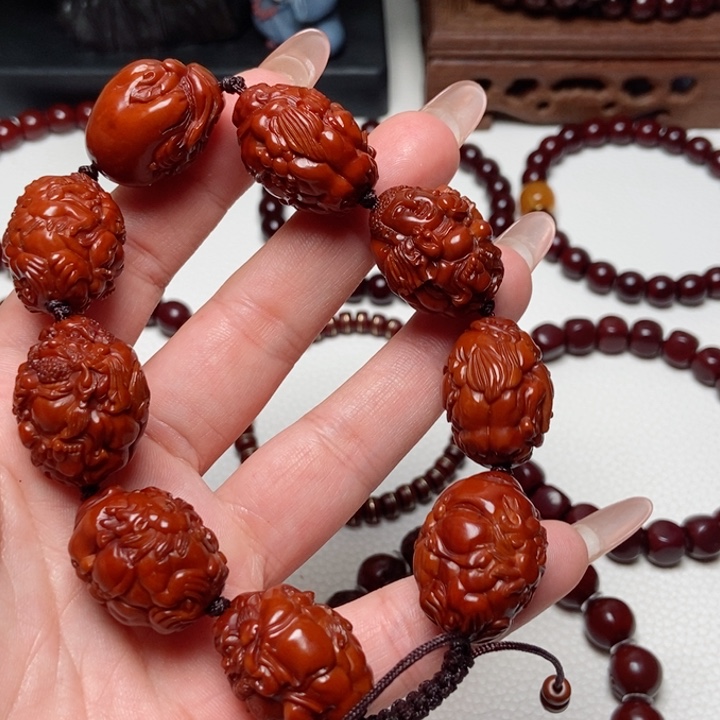 核桃手串/手链Z*z橄榄核手串