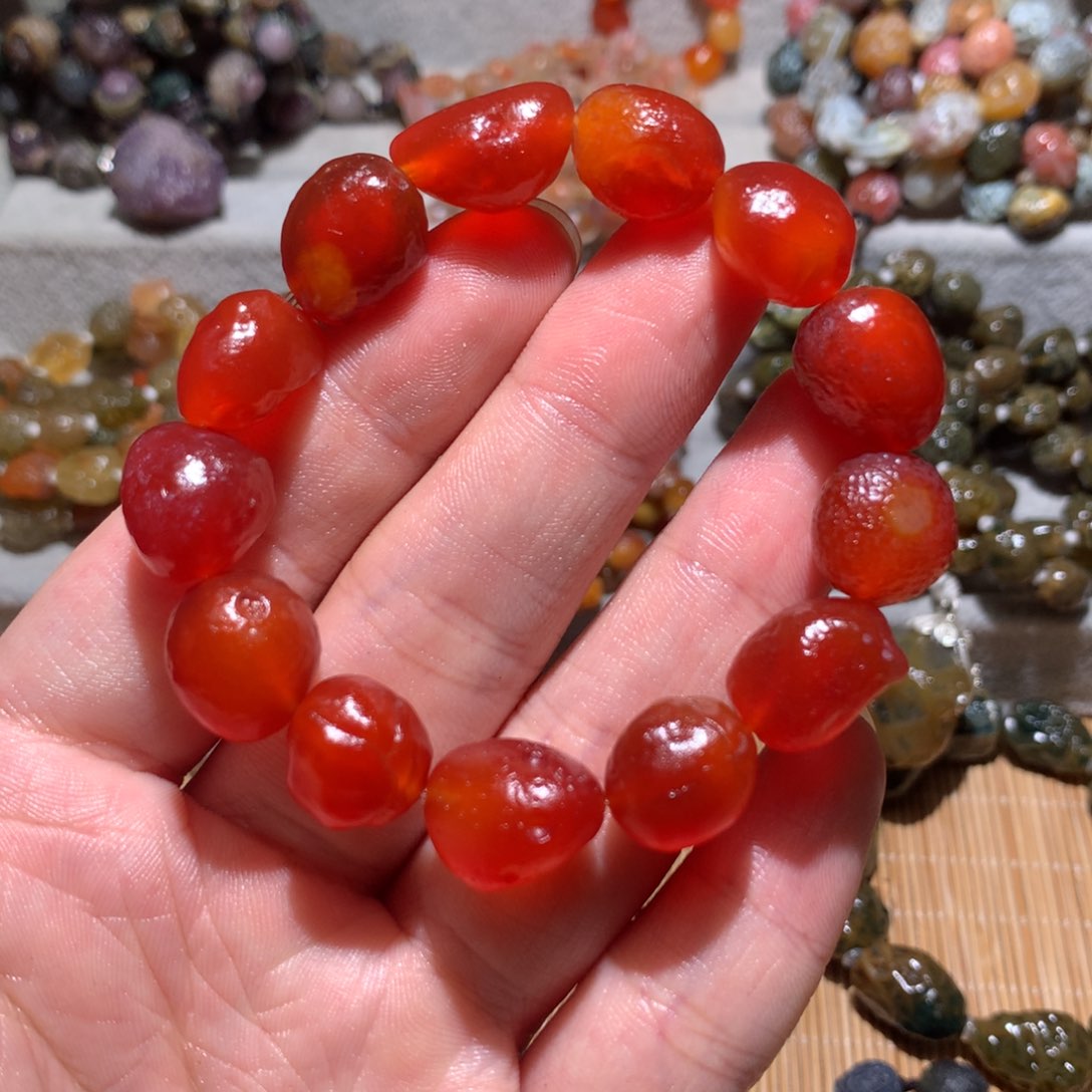 玛瑙/玉髓手链未镶嵌