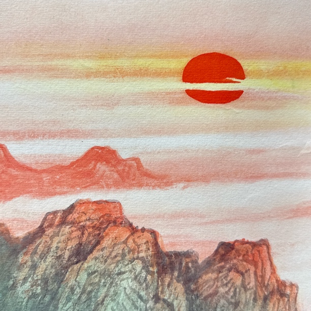山水画花鸟画书法