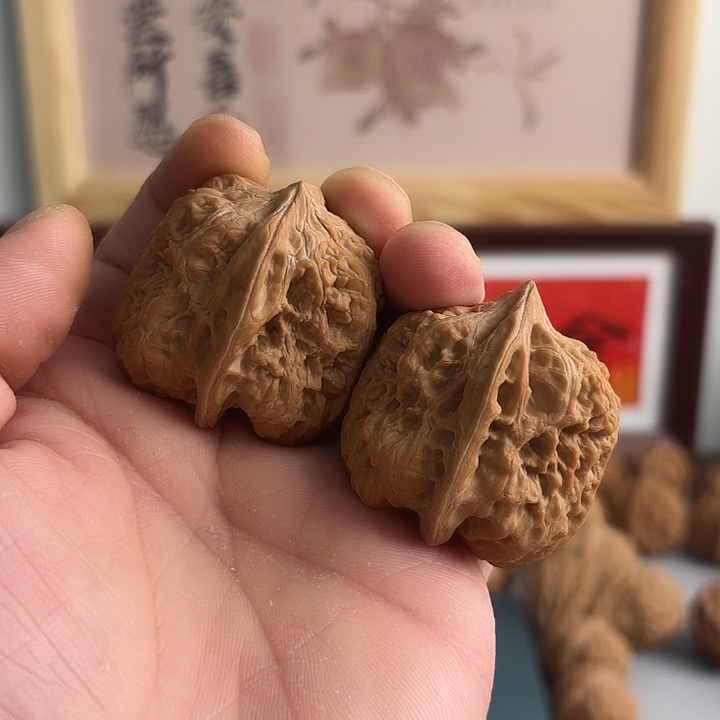 文玩核桃吊坠正将军