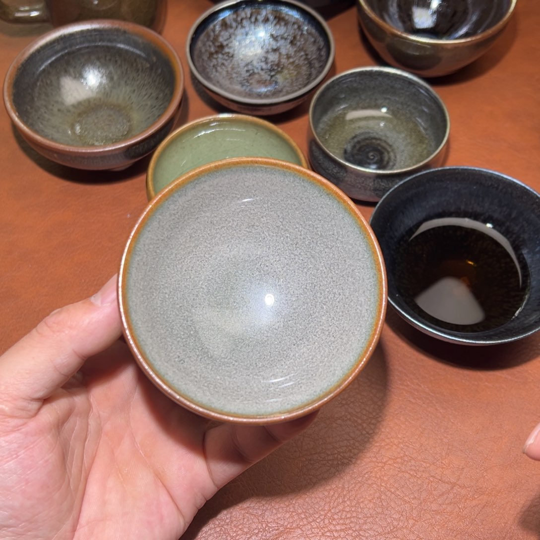 茶盏柴烧主人杯建窑建盏茶盏