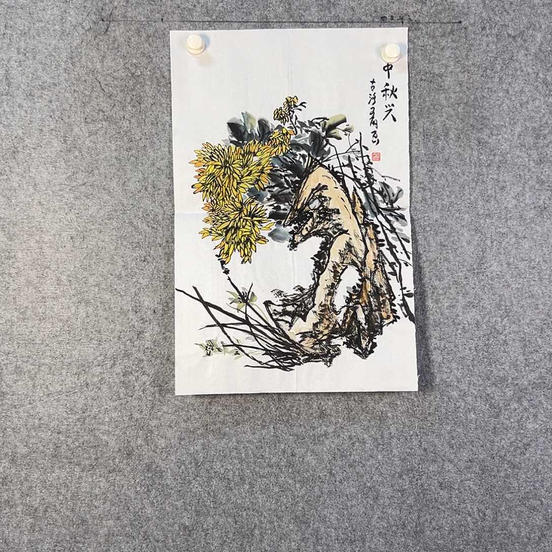 国画363 花鸟在此处飞翔也不太可能