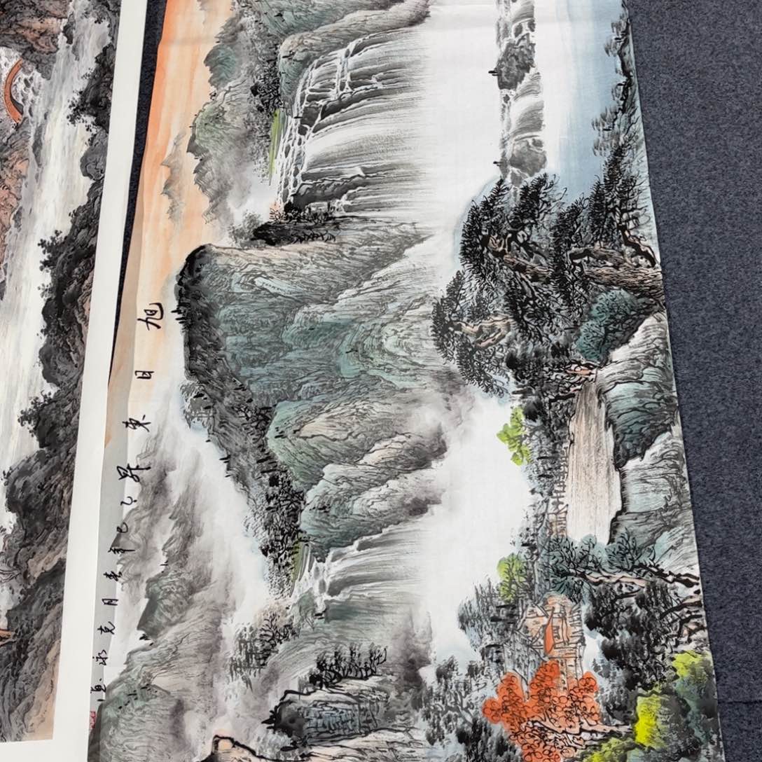 国画老师手绘作品