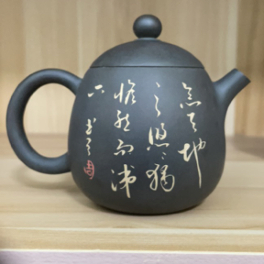 云南建水紫陶彩填壶