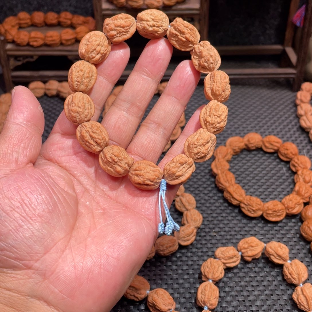 文玩核桃手串1****哥 塞级 原生态 嵩山老树蛤蟆头