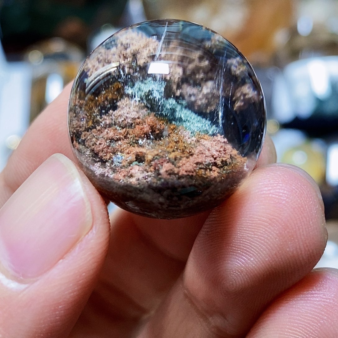 水晶吊坠银S925镶嵌吊坠