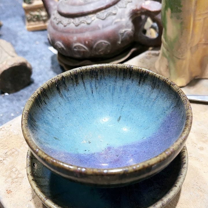 瓦当摆件摆件茶桌茶台陶瓷