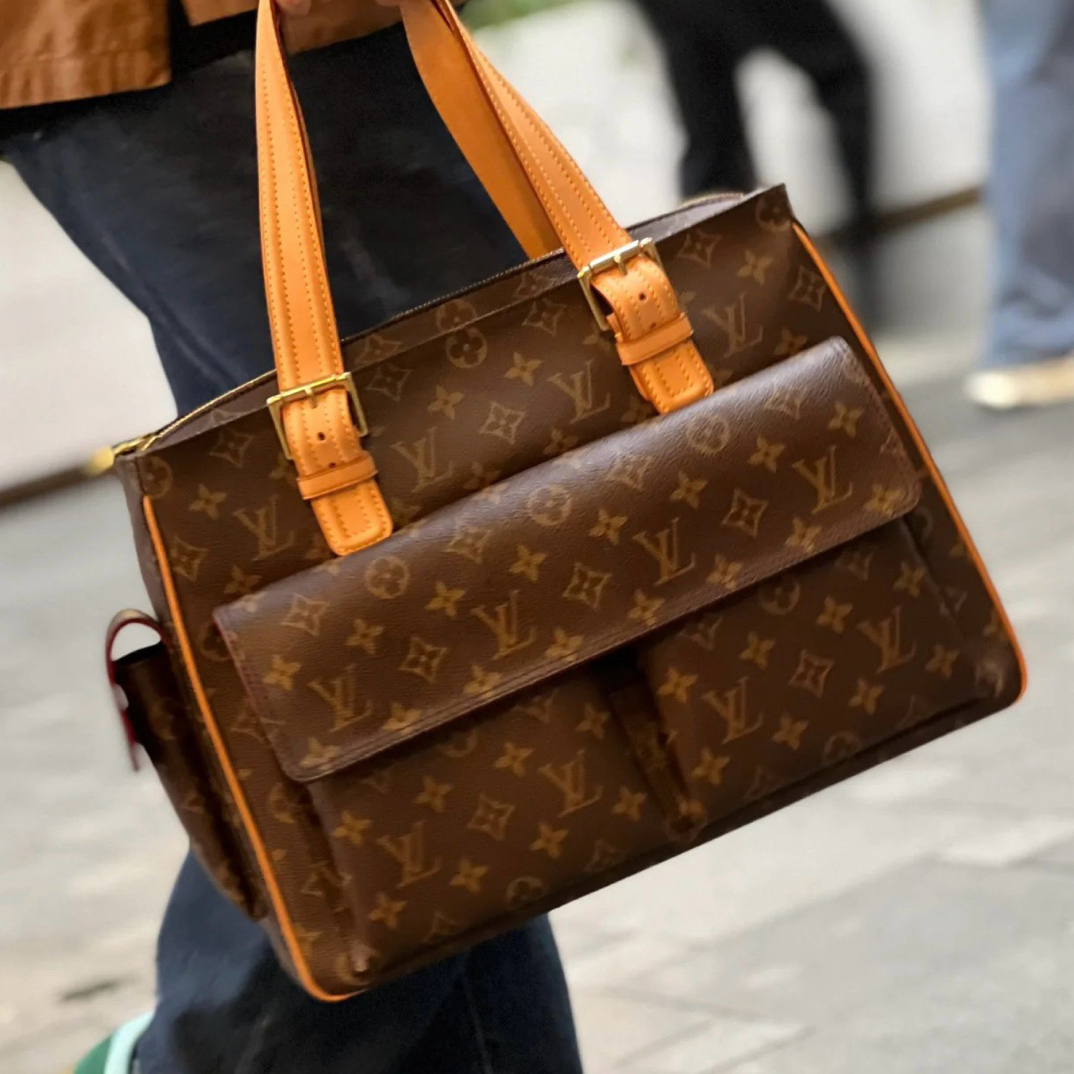 99新 LouisVuitton/路易威登 LV 大号骆驼包（13841）