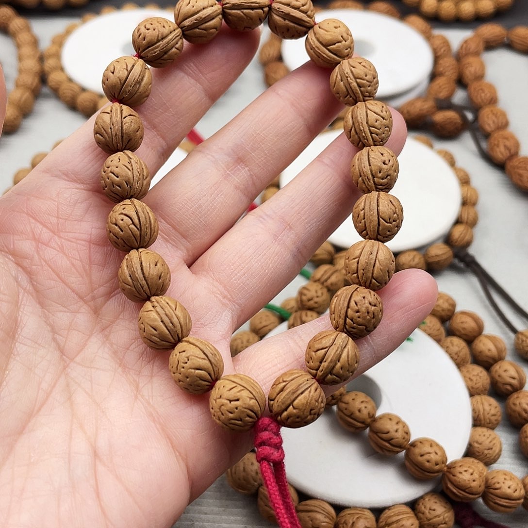 干***了核桃手串/手链11尺寸野生桃核手持